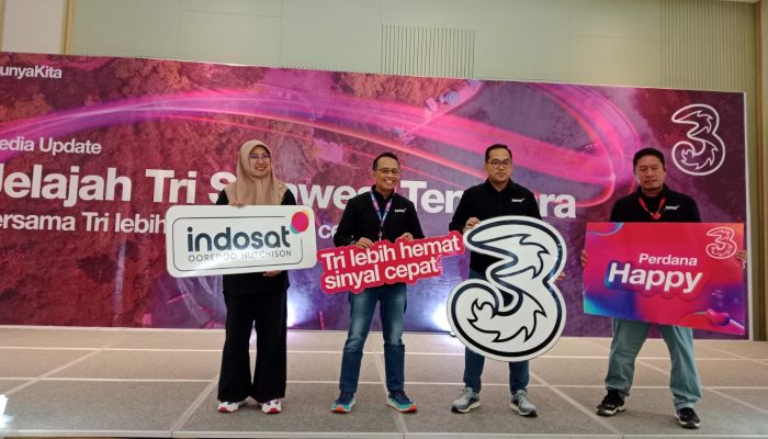 Jelajah Sulawesi Tenggara, Tri Hadirkan Jaringan Lebih Cepat dan Luas di Pulau Buton dan Muna