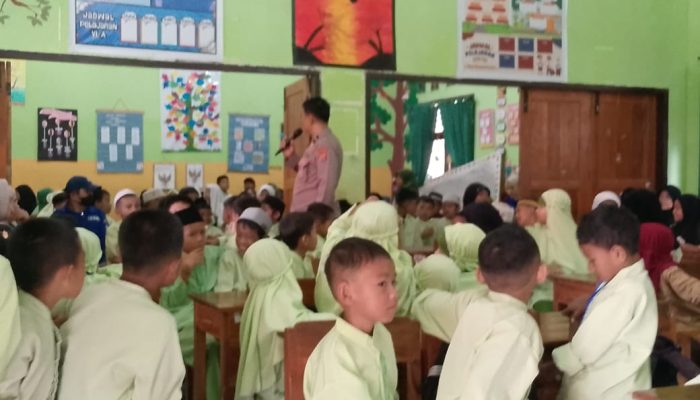 Cegah Bullying Sejak Dini, Ditbinmas Polda Sultra Gelar Sosialisasi di SDN 86 Kendari