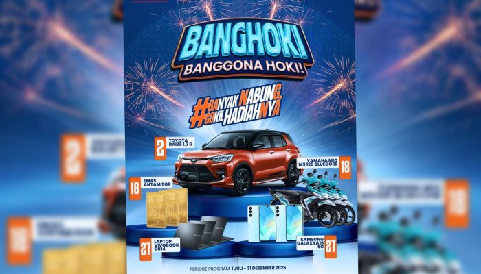 Bank Sultra Luncurkan Program BANGHOKI, Undian Hoki Buat Banggona Setia