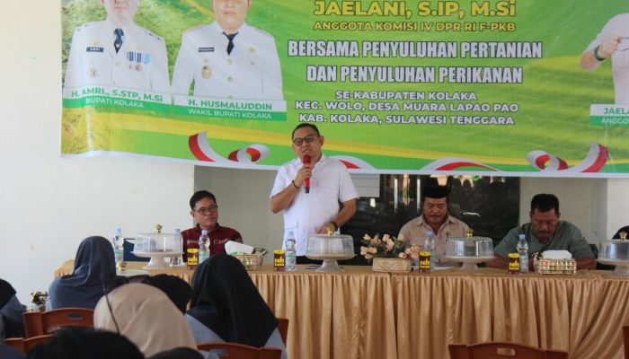 Anggota DPR RI Jaelani Serap Aspirasi Penyuluh Pertanian dan Perikanan di Kolaka