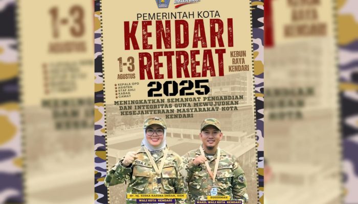 Pemkot Kendari Gelar Retret Untuk OPD hingga Camat, Perkuat Tupoksi dan Promosikan Wisata Alam Kota
