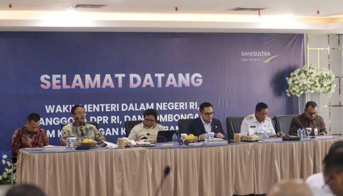 Bank Sultra Terima Kunjungan Komisi II DPR RI dan Wamendagri, Siap Perkuat Kontribusi Untuk Daerah