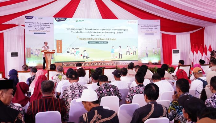 GEMAPATAS Akselerasi PTSL Terintegrasi dalam ILASPP, Kementerian ATR/BPN Targetkan Pengukuran dan Pemetaan 2 Juta Bidang Tanah