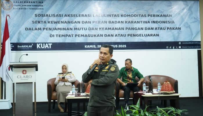 Karantina Sultra Dorong Pelaku Usaha Terapkan CKIB Untuk Dorong Ekspor