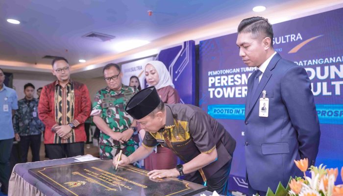 Bank Sultra Resmi Gunakan Gedung Tower Baru Untuk Seluruh Layanan kepada Masyarakat
