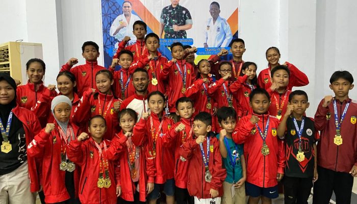 Karateka Tako Dojo PWI Sultra Boyong 16 Medali di Kendari Open 2025