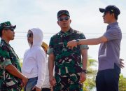 Danpus Penerbad Tinjau Lokasi Pembangunan Lanudad Konasara dan Skadron Bersama Bupati Konut