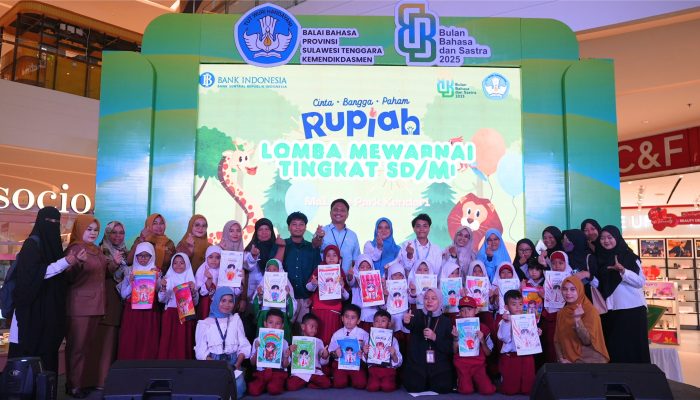 BI Sultra dan Balai Bahasa Perkuat Literasi Keuangan Inklusif dengan Buku Cerita Anak