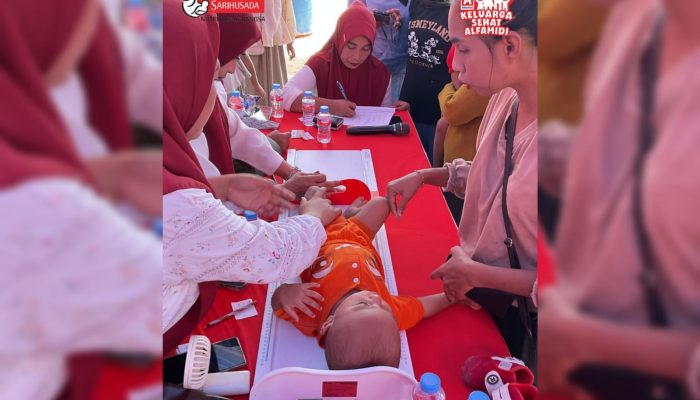 Cegah Anemia, Alfamidi Edukasi 150 Keluarga Balita di Tinanggea Konawe Selatan