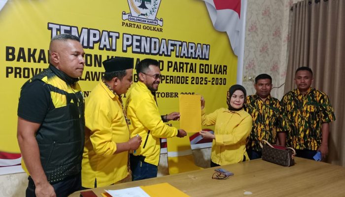 Kembalikan Formulir, La Ode Darwin Satu-satunya yang Daftar Calon Ketua DPD I Golkar Sultra