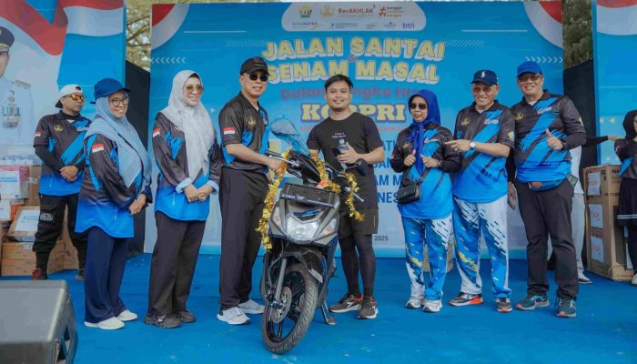 Bank Sultra Beri Hadiah Motor Utama, Semarakkan HUT KORPRI Ke-54 di Sultra