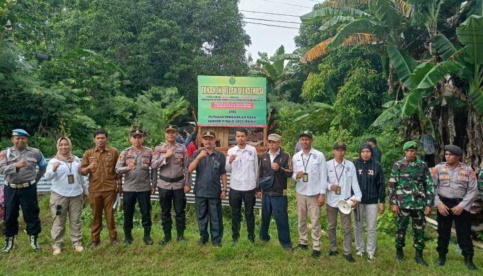 Pengadilan Negeri Raha Melakukan Eksekusi Lahan di Mitsumi Tanpa Hambatan