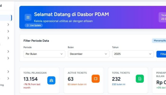 PDAM Tirta Anoa Kendari Perkuat Digitalisasi Pelayanan Air Bersih Tahun 2026