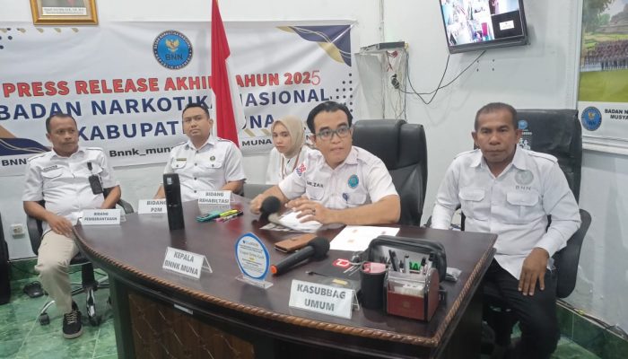 BNNK Muna Launching Hasil Kinerja Akhir Tahun 2025