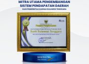 Bank Sultra Raih Penghargaan Mitra Utama Pengembangan Pendapatan Daerah Pada Bapenda Fest 2025