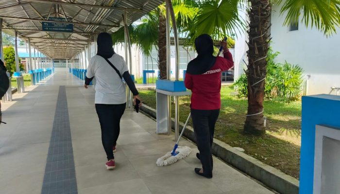 RSUD Bahteramas Bersolek Dibawah Pengelolaan CV. ACA dengan Dukungan Petugas Kebersihan
