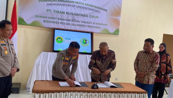 PT Tiran Grup Teken MoU dengan RS Bhayangkara Dalam Pelayanan Kesehatan Karyawan