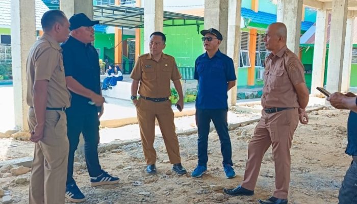 Pembangunan Gedung Kelas Baru SMPN 4 Kendari Sesuai Spesifikasi, Bakal Dilanjutkan Tahap Kedua
