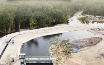 Proyek Strategis Nasional Bendung Laiba di Kabupaten Muna Rampung 100 Persen