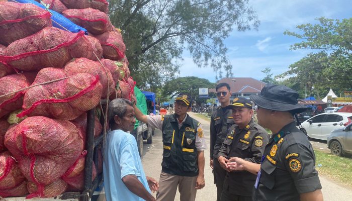 Operasi Patuh Karantina Sultra Awasi Lalu Lintas Komoditas Pertanian dan Perikanan pada Jalur Mudik