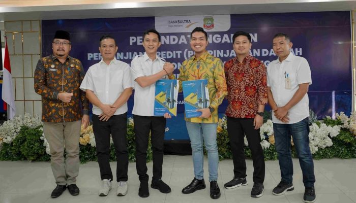 Akselerasi Infrastruktur Daerah, Pemkab Konawe Utara dan Bank Sultra Teken Perjanjian Kredit Strategis