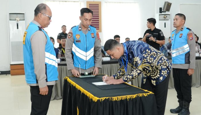 Polda Sultra Teguhkan Komitmen Rekrutmen Bersih melalui Penandatanganan Pakta Integritas Penerimaan Polri 2026