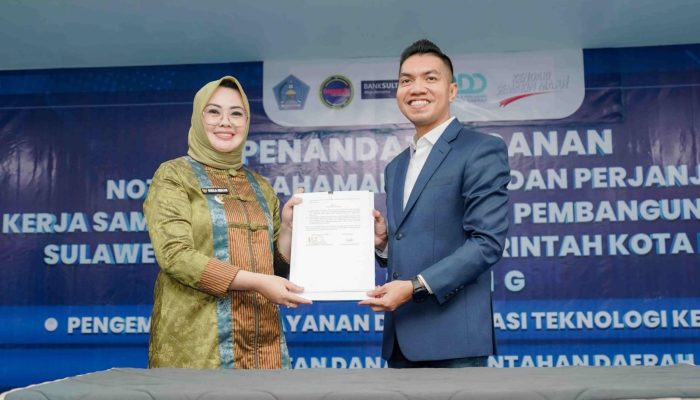Bank Sultra dan Pemkot Kendari Teken MoU dan PKS, Perkuat Digitalisasi Keuangan Daerah