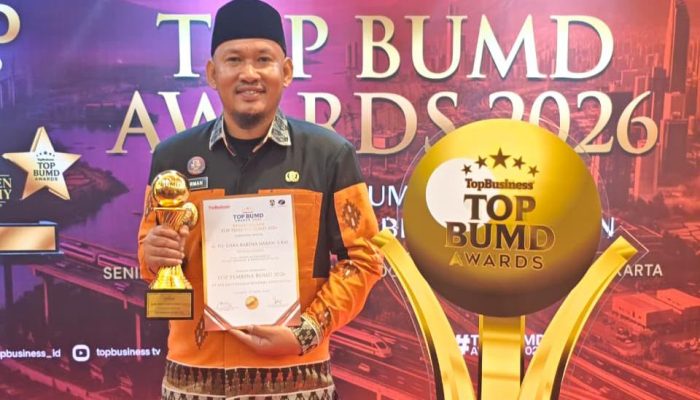 Pemkot Kendari dan BPR Bahteramas Ukir Prestasi Nasional di TOP BUMD Awards 2026