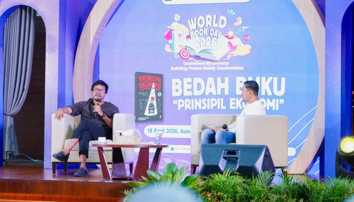 Puncak World Book Day 2026: BI Sultra Bersama Balai Bahasa Bedah Buku “Prinsipil Ekonomi”, Perkuat Literasi Inklusif dan Relevan
