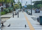 Kawasan Pedestrian Tugu Eks MTQ Kendari jadi Ikonik Wisata Olahraga Warga Kota Lulo