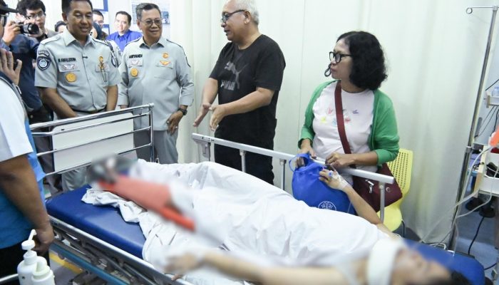 Tinjau Korban Kecelakaan Kereta di Bekasi, Jasa Raharja Telah Terbitkan Jaminan Biaya Perawatan Ke 8 RS