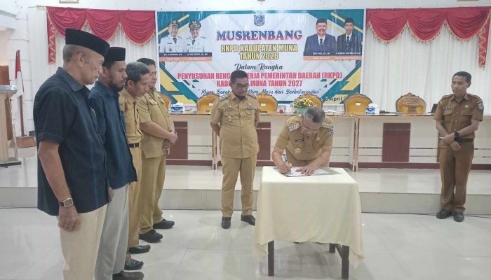 Pemkab Muna Menggelar Musrenbang Kabupaten Menyusun RKPD 2027
