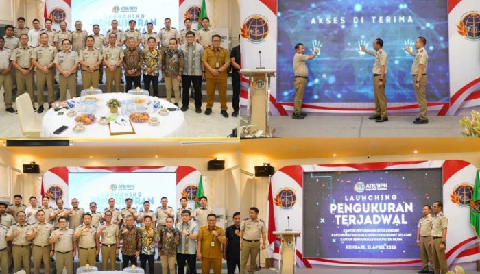 BPN Sultra Lounching Layanan Pengukuran Terjadwal