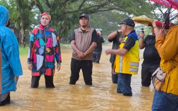 Wali Kota Siska dan Wawali Sudirman Tinjau Langsung Titik Banjir di Kendari, Pastikan Kondisi Warga Di Pengungsian