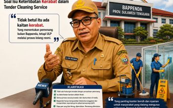 Bapenda Sultra Klarifikasi Isu Keterlibatan Kerabat dalam Pengadaan Cleaning Service
