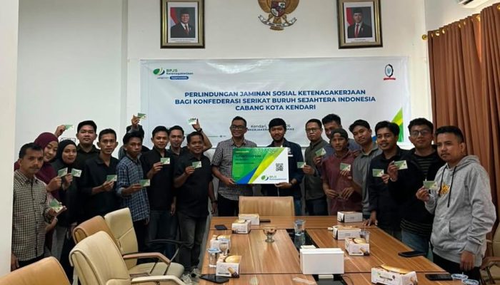 BPJS Ketenagakerjaan dan KSBSI Kendari Perkuat Kolaborasi Perlindungan Pekerja