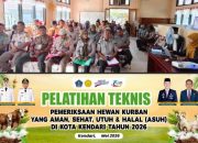 Pemkot Kendari Perkuat Pengawasan Hewan Kurban, Dinas Pertanian Gelar Pelatihan Pemeriksaan ASUH
