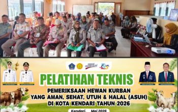 Pemkot Kendari Perkuat Pengawasan Hewan Kurban, Dinas Pertanian Gelar Pelatihan Pemeriksaan ASUH