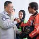 Dukung Kegiatan Polantas Menyapa, Jasa Raharja Bekali Komunitas Ojol dengan Edukasi Keselamatan dan PPGD