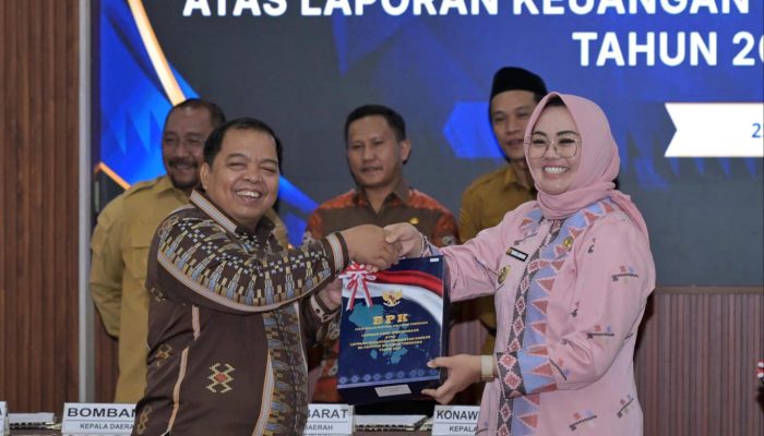 Pemkot Kendari Era Kepemimpinan Siska Karina Imran – Sudirman Sukses Pertahankan Predikat WTP Ke-14
