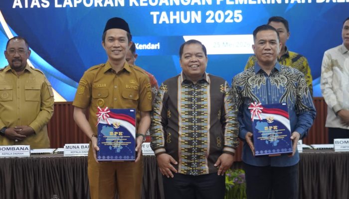 Pemkab Konut Raih WTP Ke-9 Berturut-turut, Bupati Ikbar Tegaskan Komitmen Perbaiki Tata Kelola Keuangan