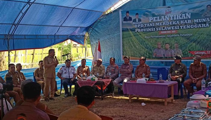 Bupati Muna Sambut TMI, Ajak Bersinergi Bangun Pertanian Maju di Muna