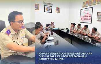 Ade Irawadi Kini Jabat Kepala BPN Muna yang Baru