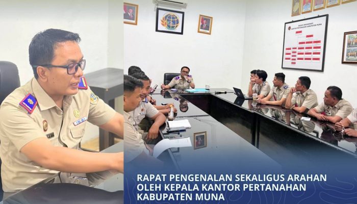 Ade Irawadi Kini Jabat Kepala BPN Muna yang Baru