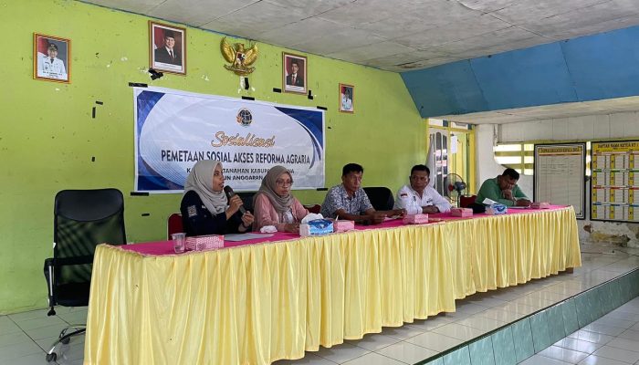BPN Muna Melaksanakan Sosialisasi Pemetaan Sosial Akses Reforma Agraria di Desa Liabalano
