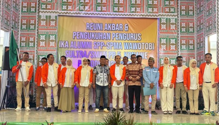 Pengurus IKA SPP-SPMA Wawotobi Sultra Resmi Dikukuhkan, Dorong Perbaikan Infrastruktur Sekolah dan Sukseskan Ketahanan Pangan