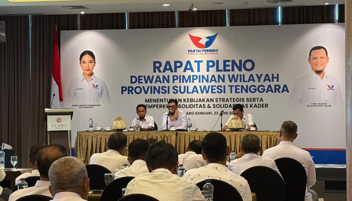 DPW Perindo Sultra Gelar Rapat Pleno, Perkuat Soliditas dan Solidaritas Kader