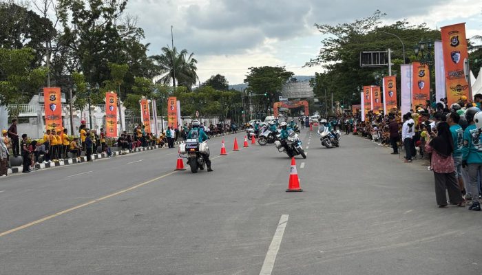 Dukung Keselamatan Jalan, Jasa Raharja Sultra Turut Hadir di HUT Bhayangkara Ke-80
