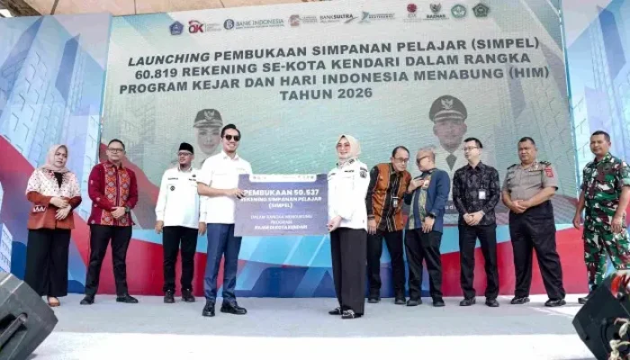 Dukung Inklusi Keuangan Sejak Dini, Bank Sultra Salurkan 50.537 Rekening Simpanan Pelajar di Kendari
