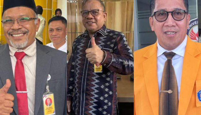 Pilrek UHO Mengerucut Tiga Besar: Prof Ida Usman, Herman dan Takdir Saili Bersaing Perebutkan Suara Menteri